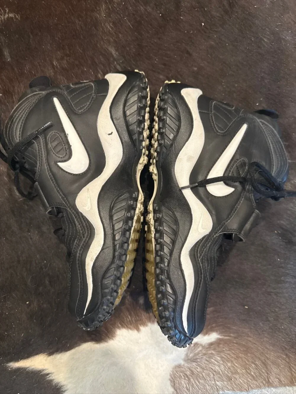 Rare Vintage Nike Zoom Air Pro Football Trainer Shoes (1999) Size 10.5